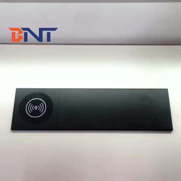 Quality Wireless charger office sliding table power socket box with usb charger for sale