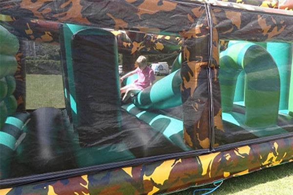 Army Inflatable Obstacle Courses Backyard Bouncy Castles Obstacle Course For Rent