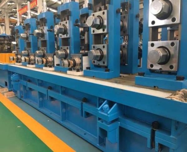Quality Rectangle Ss Steel Pipe Manufacturing Machine / MS Tube Mill Machine Line for sale