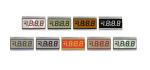 4 Digit 7 Segment Color VA LCD Display With Silk Printing Custom Design