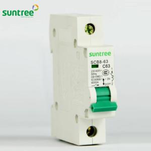 Buy cheap 25mm2 Terminal 63A MCB Low Voltage Circuit Breaker product