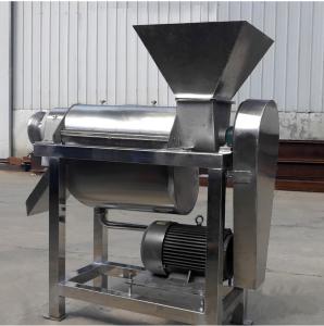 Spiral Fruit Vegetable Processing Machine 410rpm Fruit Juice Squeezing Machine