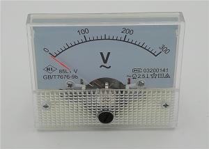 Buy cheap 85L1 Series Panel Mount Analog Voltmeter ABS Plastic Red Pointer 64*56mm product