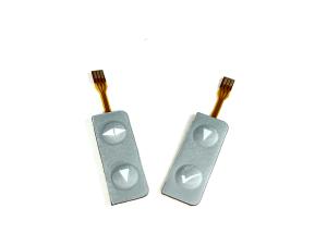 Buy cheap Customize Laser Cutting Membrane Switch Keypad With Plastic Film Printing Two Keys product