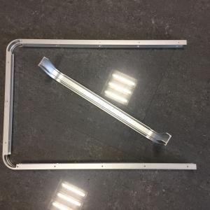 China Custom Small Radius Aluminum Bending Profiles with Silver Anodized on sale