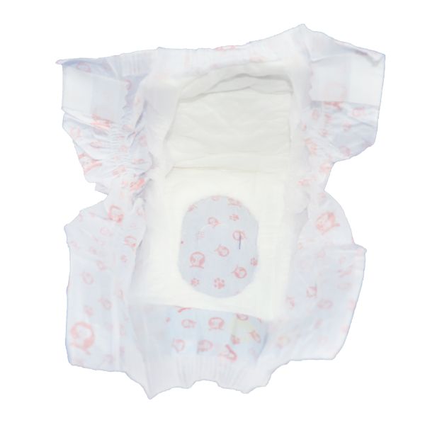 Soft Cotton Puppy Pads Disposable Pet Diapers Adjustable Waist For Female Dogs