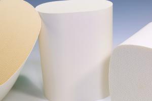 China VOC Honeycomb Ceramic Support , High Temperature Ceramic on sale