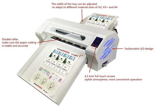 Quality Auto Feed Multi Sheet Label Cutter Machine For Printing Industry for sale