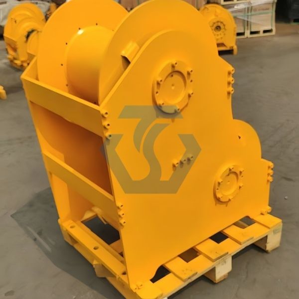 Hydraulic Winch API 7K For Oilfield Crane Compact Structure Large Pulling Force