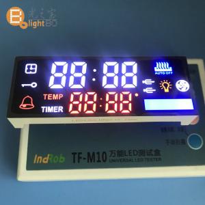 China Multicolour Custom LED Display Wide Viewing Angle For Oven Timer Control Panel on sale