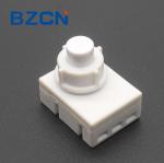Telecommunications Low Profile Push Button Switch With 3 Hole Terminal