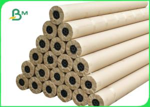 Buy cheap Wide Format 70gsm CAD Plotter Paper Roll Customized Size For Garment Drawing product