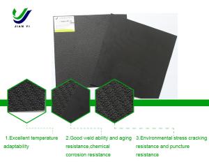 Buy cheap Column Point Rough HDPE Textured Geomembrane With 6m-8m Width product