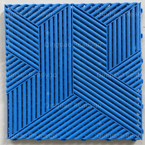 Quality Manufacture  auto detailing shop car workshop interlocking plastic garage floor tiles for sale