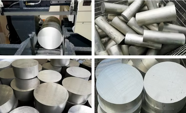 Custom 7075 Grade Solid Aluminum Rod Mill Finish