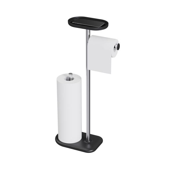 Quality Multifunction Standing Bathroom Paper Holder Durable Toilet Tissue Holder for sale