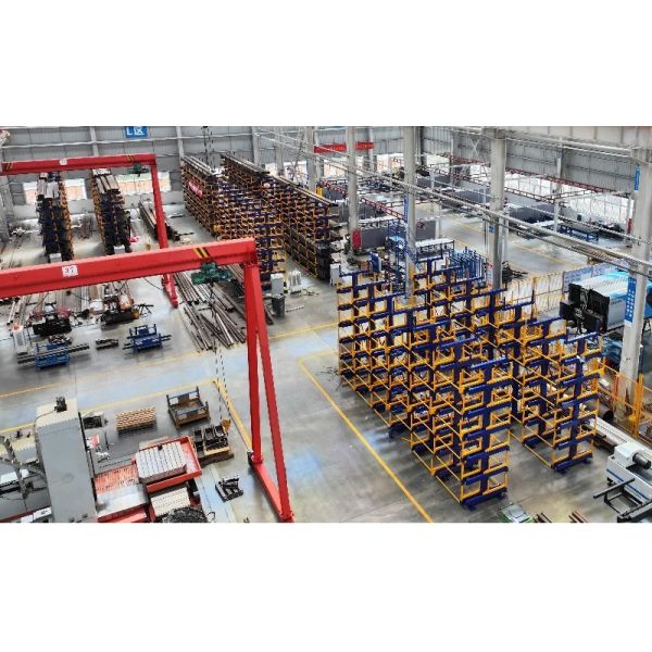 Pipe Telescopic Cantilever Shelf Metal Sheet Warehouse Storage Rack Telescopic Cantilever Shelves Long Materials