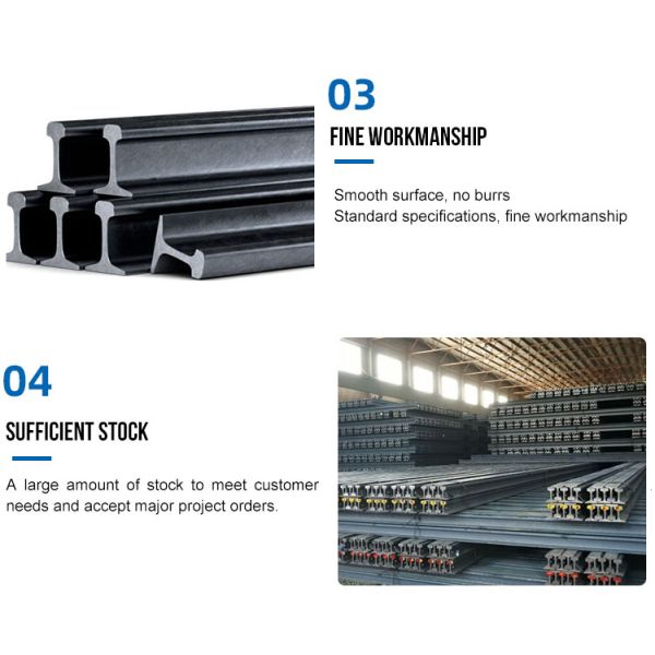 ISO9001 2008 Certificate Railway Rail 55Q Steel Rail 12kg/m Light Steel Train Railway with Customize Request