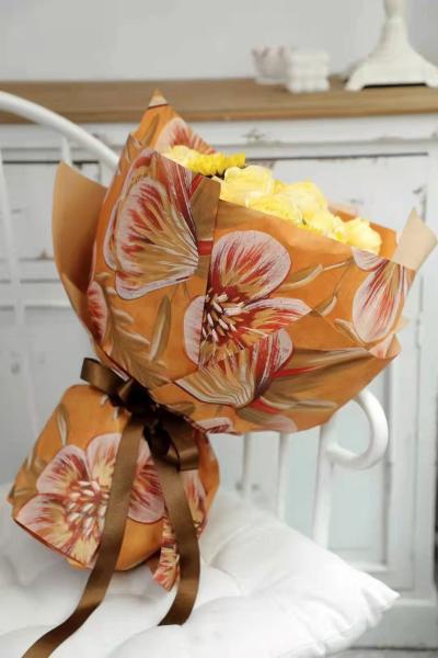 Quality Printed Luxurious Style Florist Wrapping Paper 60cmX50cm Flower Wrapping for sale