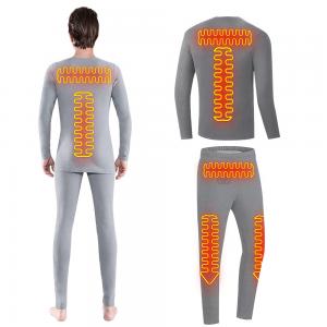 China Custom Thermo Underwear Mens Heated Long Johns Set Thermal Underwear for Men on sale