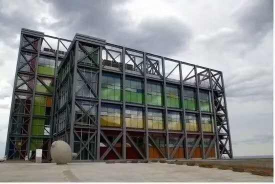 Quality H Shape Beam & Column Prefabraicted Garage Steel Frame For Office / Industrial Building for sale