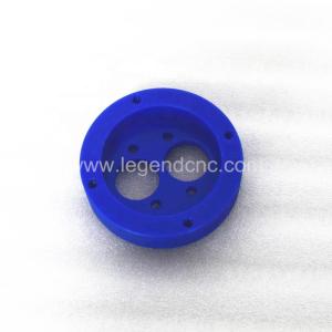 Blue CNC Milling Components , Nylon Parts Custom CNC Milling