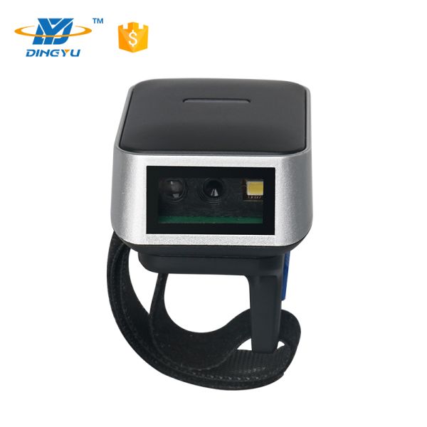 Mini Wearable Barcode Scanner , 2d Cmos Bluetooth Finger Barcode Scanner DI9010-2D