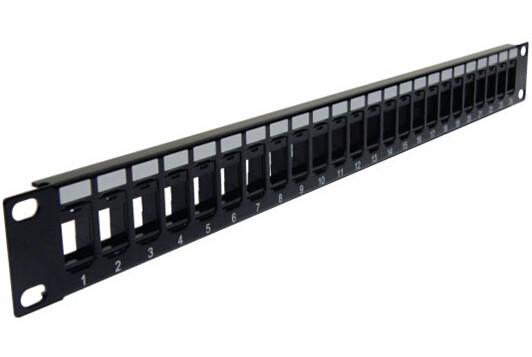Quality Blank Keystone High Density Patch Panel 24-Port for sale