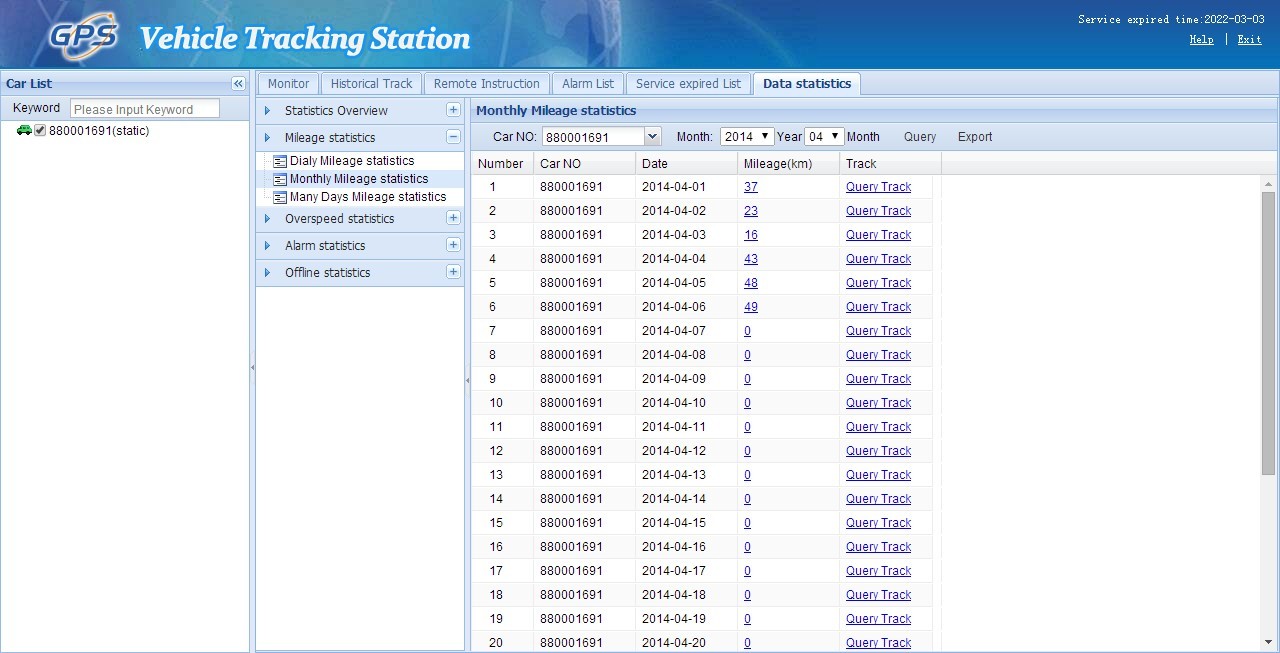 Fleet Management GPS Tracking Server Software , GPS Tracker Platform Google Map