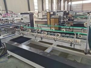 China 3 Ply Carton Folder Gluer Corrugated Machine Vacuum Suction Feeding on sale