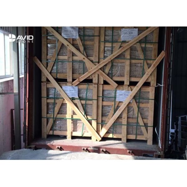 Decorative Marfil Marble Mosaic Wall Tiles For Bathroom / Kitchen Mildew Proof