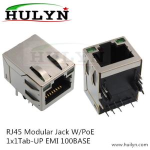 Buy cheap Shielded RJ45 Modular Jack Connector, Through Hole Type,with LED product
