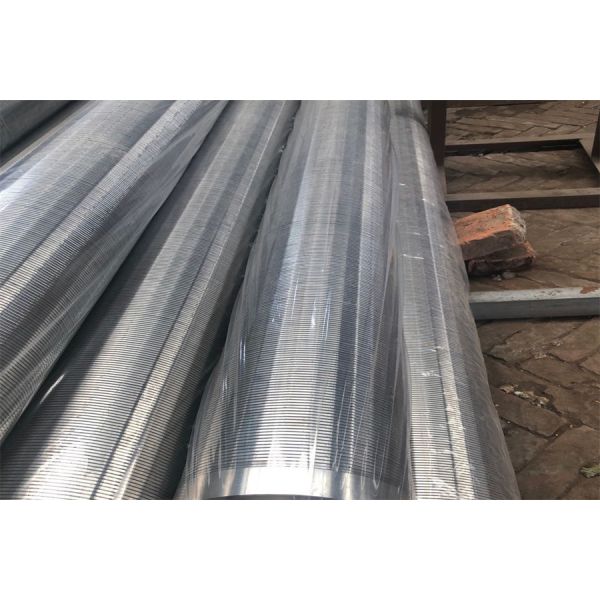 0.040" Continuous Slot Screen Filter Rotating Drum Screens OD 89mm Length 3M