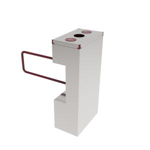 China Automatic Barcode Scanner Turnstile gate Swing Barrier SUS304 550mm on sale
