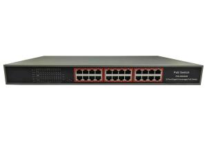 China POE-S0024GB (24GE) 24 Port Gigabit IEEE802.3af/at PoE Switch 350W Built-in Power Supply (Newly Developed) on sale