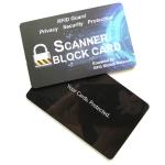Wallet RFID NFC Card , HF RFID Blocking Card anti hacking anti scan
