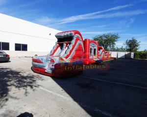 Buy cheap Long Bouncy Castle 13.2X4.7X3M Inflatable Obstacle Course product
