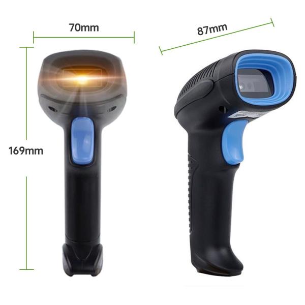 Quality Fast Speed Scanning Gun Auto Sense Portable USB 1D 2D Laser Barcode Reader for sale