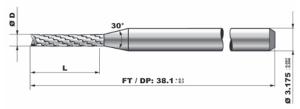 Buy cheap Chip Breaker Geometry PCB End Mill CNC Router Bits product