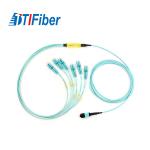 Sc/Lc/Fc/St 12 Cords Fiber Optic Patch Cord Custom Size UPC APC Ferrule End Face