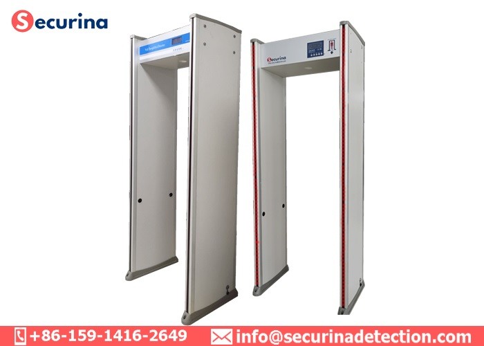 Multi - Zones Detecting Walk Through Security Detector Weapon Searching 15 Watt