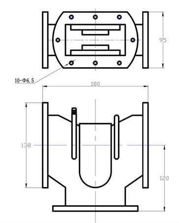 WR340 / 2.45GHz Microwave Power Source Waveguide Circulator & Isolator