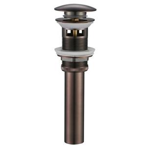 Sink Push Pop Up Drain Stopper 1 1/4 Bathroom Drain Fittings With Overflow