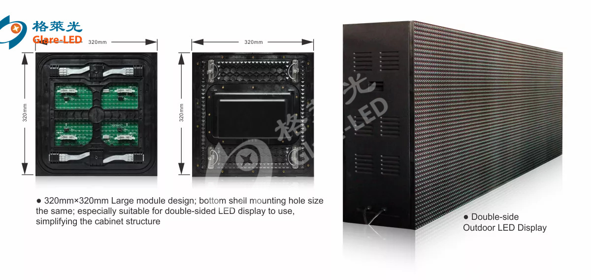 Outdoor Full Color LED Module SMD P5.925 with Front Maintenance and Constant Current
