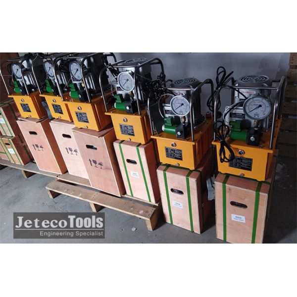 Single action electric hydraulic pump DBD750-D1, portable electric motor hydraulic pump