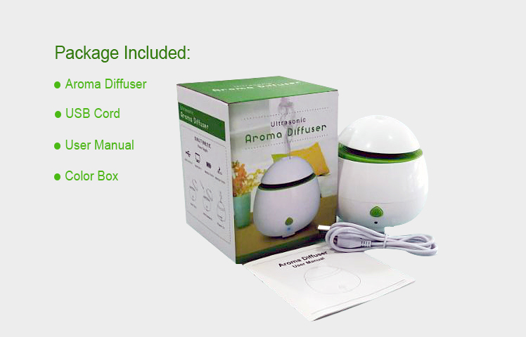Ultrasonic 50ml Cool Mist Humidifier Oil Diffuser