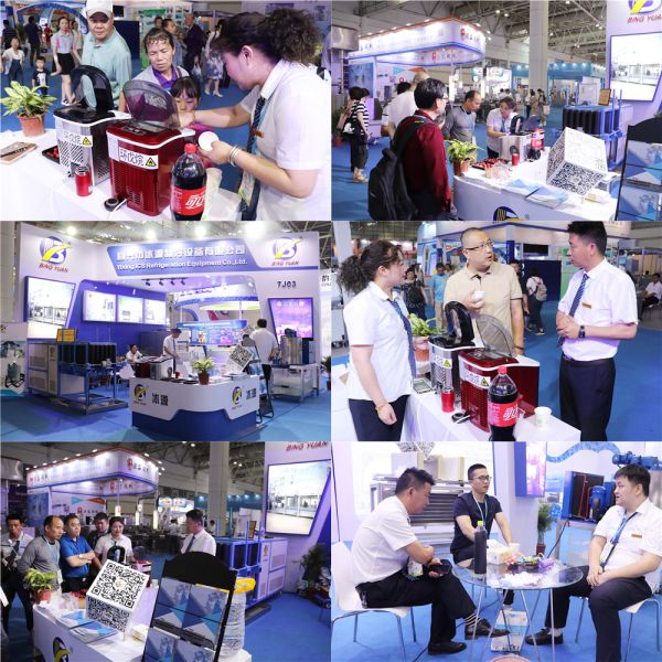 Air Cooling Seafood 380V 124.3KW 3T Slurry Ice Machine