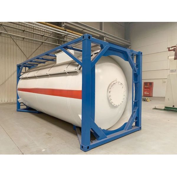 9 High Stacking T50 LPG Liquid Chlorine Gas 20ft ISO Tank Container 18/23.45Bar Pressure