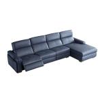 BN Leather Functional Sofa Italian Minimalist Sofa with Multi-Function Features