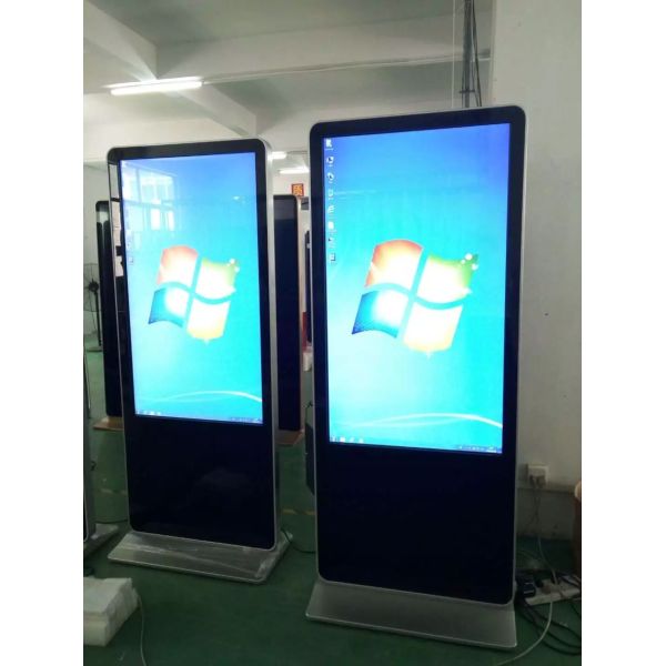 High Resolution 42 Inch 1080P Outside Digital Signage Touch Screen / Totem Lcd Display